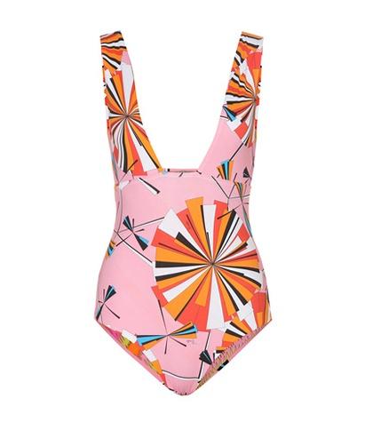Emilio Pucci Beach Reversible Printed Swimsuit