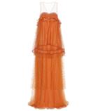 Chlo Tulle Fil Coupé Dress