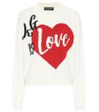 Dolce & Gabbana Intarsia Cashmere-blend Sweater