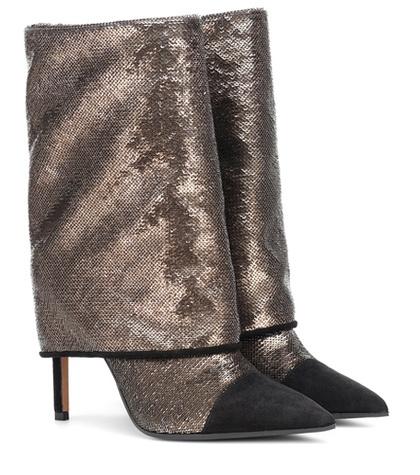 Zimmermann Babette Metallic Glitter Boots