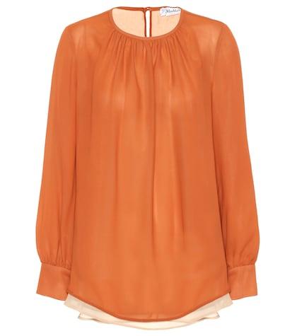 Gianvito Rossi Gettata Silk Blouse