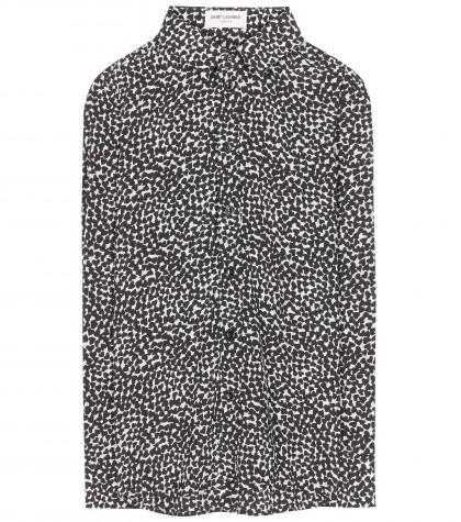 Saint Laurent Printed Silk Shirt