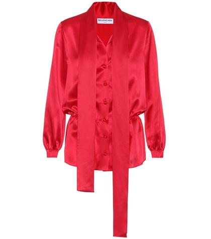 Balenciaga Silk-satin Blouse