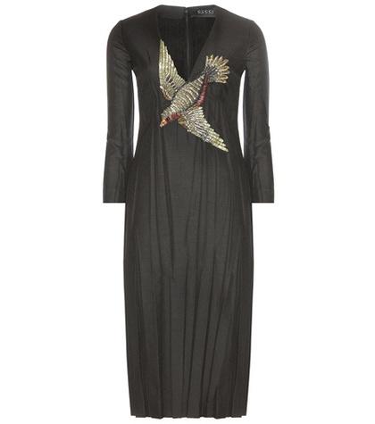 Gucci Embellished Wool Dress