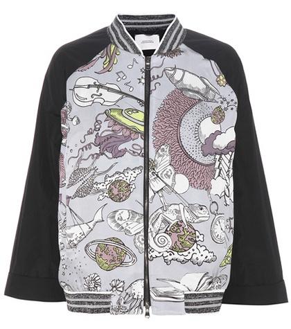 Miu Miu Future Dream Silk-blend Bomber Jacket