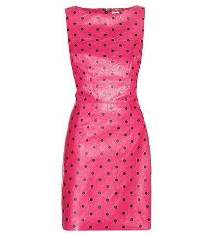 Saint Laurent Printed Leather Dress