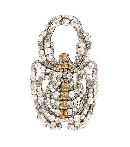 Valentino Garavani Crystal-embellished Brooch