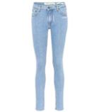 Off-white Mid-rise Skinny Jeans