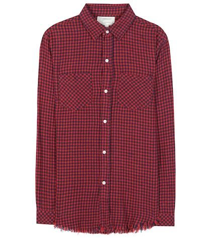 Miu Miu The Two Pocket Prep School Cotton Knitted Shirt