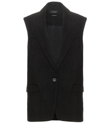 Bottega Veneta Heko Bouclé Linen And Wool Vest