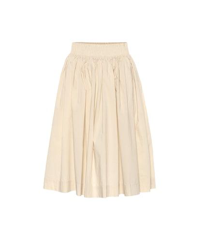 Woolrich W's Pleated Cotton Poplin Skirt