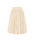 Woolrich W's Pleated Cotton Poplin Skirt