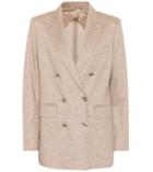 Max Mara Dacia Wool And Cotton Blazer