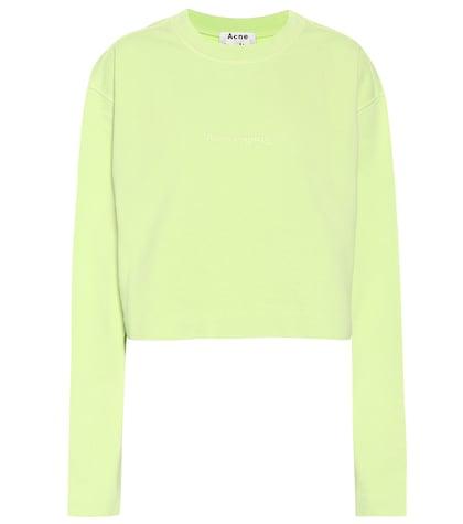 Acne Studios Odice Embossed Logo Cotton Top