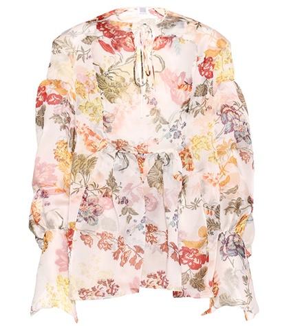 Rosie Assoulin Swash Buckler Silk Top