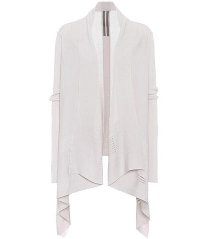 Rick Owens Draped Cotton-blend Cardigan