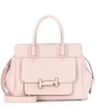Tod's Double T Leather Shopper