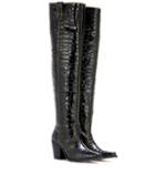 Ganni Nadine Over-the-knee Leather Boots