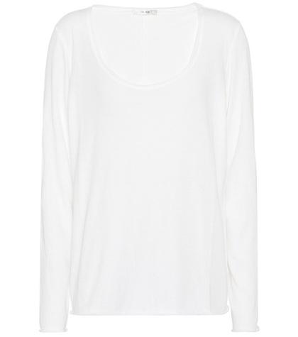 The Row Cotton Long Sleeved T-shirt