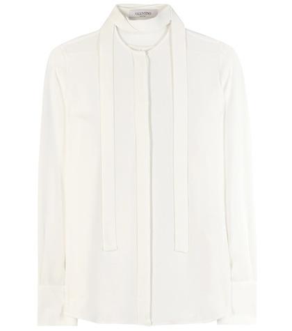 Maison Kitsun Silk Blouse