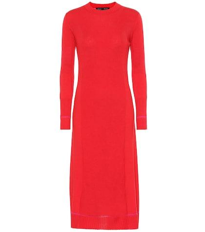 Proenza Schouler Silk And Cashmere-blend Dress