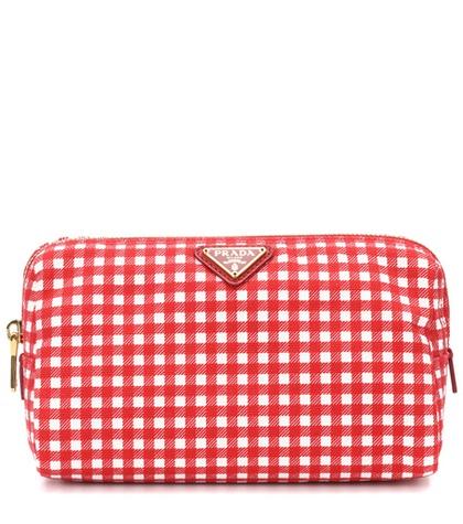 Prada Checked Pouch