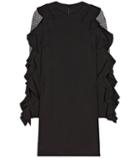 Valentino Lace-trimmed Silk Dress