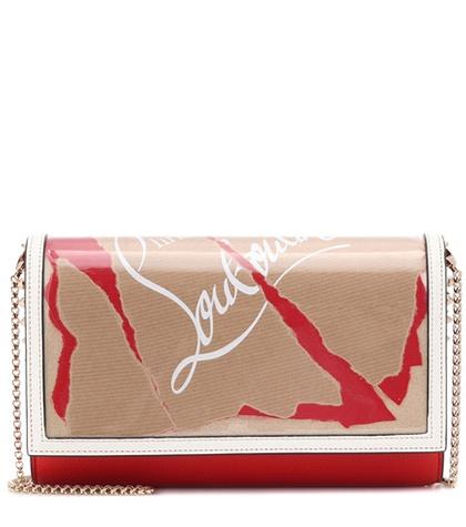 Christian Louboutin Paloma Loubikraft Leather Clutch