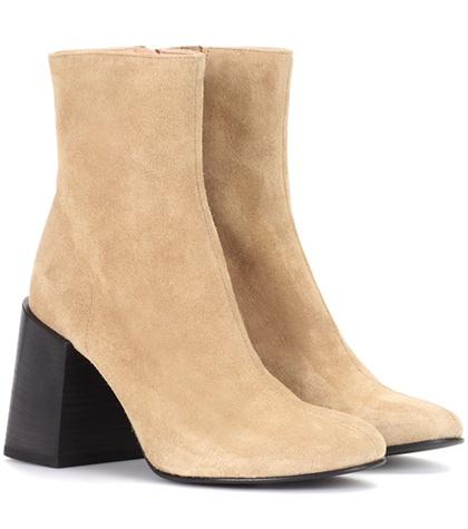 Acne Studios Saul Reverse Suede Ankle Boots