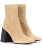 Acne Studios Saul Reverse Suede Ankle Boots