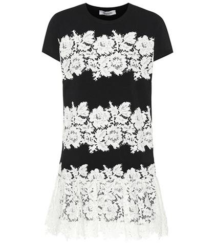 Valentino Lace-trimmed Minidress