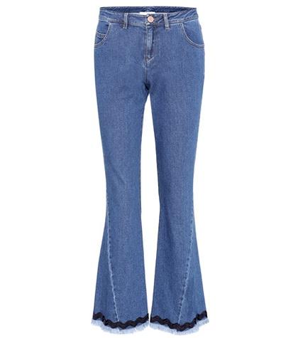 See By Chlo Cropped Flare Jeans
