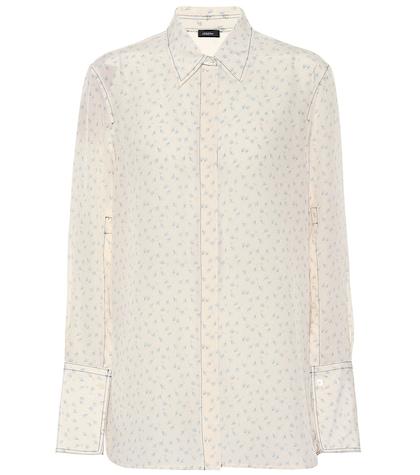 Joseph Mason Floral-printed Silk Shirt