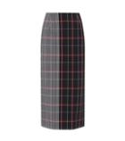 Victoria Beckham Pen Plaid Pencil Skirt