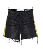 Off-white Strap 5 Denim Shorts