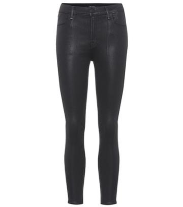 Alexander Mcqueen Alana High-waisted Coated Jeans