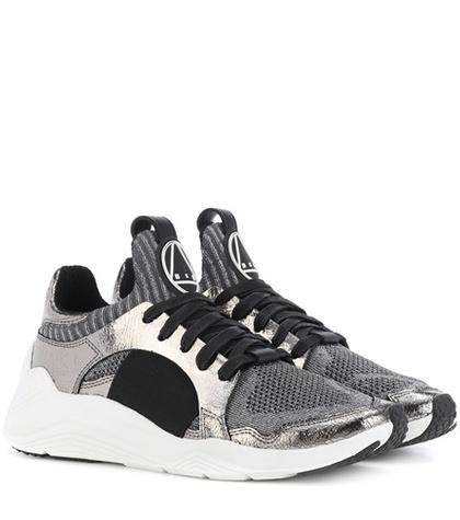 Tory Burch Leather-trimmed Sneakers
