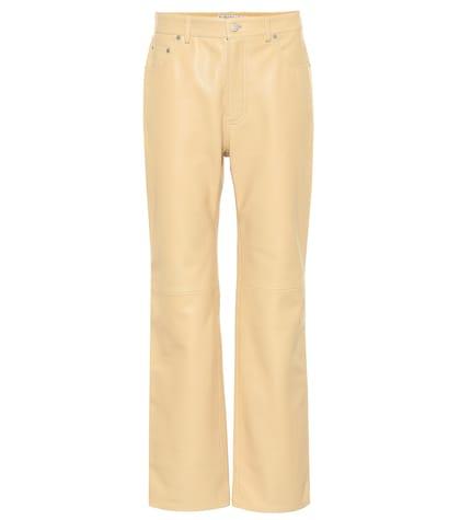 Acne Studios Lacy High-rise Leather Pants