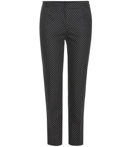 Dolce & Gabbana Polka-dot Stretch Cotton-twill Trousers