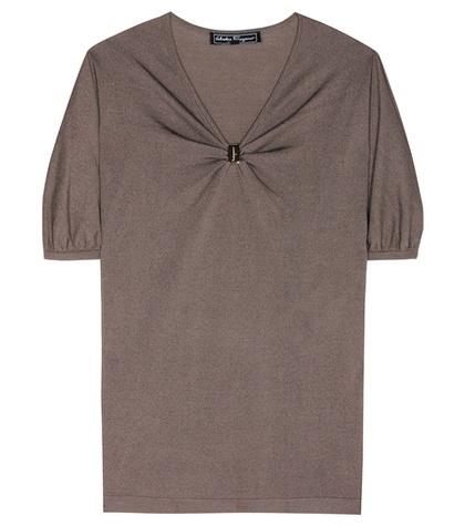 Ellery Silk And Cotton T-shirt