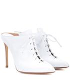 Alexander Mcqueen Leather Lace-up Mules