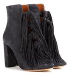 Chlo Tasselled Suede Ankle Boots