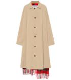 Vetements Wool-lined Cotton Trench Coat