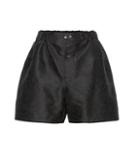 Miu Miu Silk-blend Jacquard Shorts