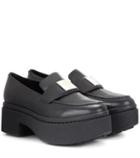 Opening Ceremony Agness Platform Leather Loafers