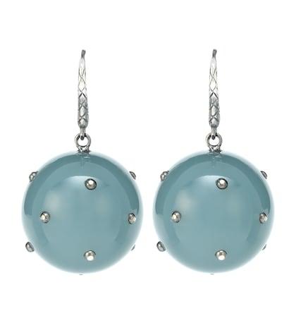 Bottega Veneta Embellished Resin Earrings