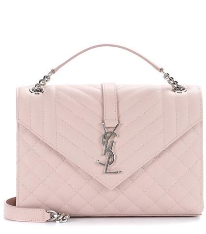 Saint Laurent Medium Envelope Leather Shoulder Bag