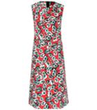 Marni Floral-printed Sleeveless Cotton-blend Dress