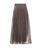Mary Katrantzou Metallic Silk-blend Skirt
