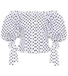 Jimmy Choo Nella Polka-dot Top